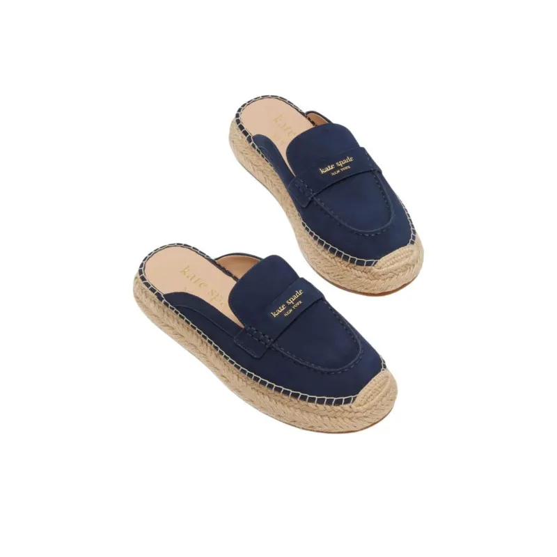 Kate Spade Wrap-toe Slippers Women's Blue-5