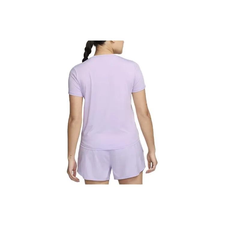 Nike T Shirt Women's Lilac Flower-1