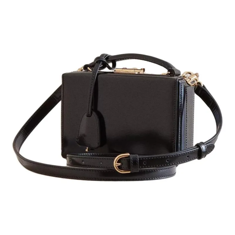 MARK CROSS Calfskin Handbag Shoulder Bag Crossbody Bag Mini Women's Black-1