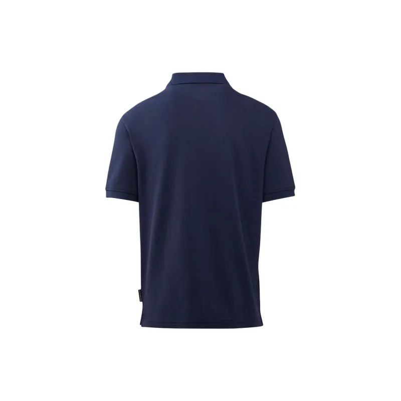 Moose Knuckles Polo Shirt Men's Marine Blue-1