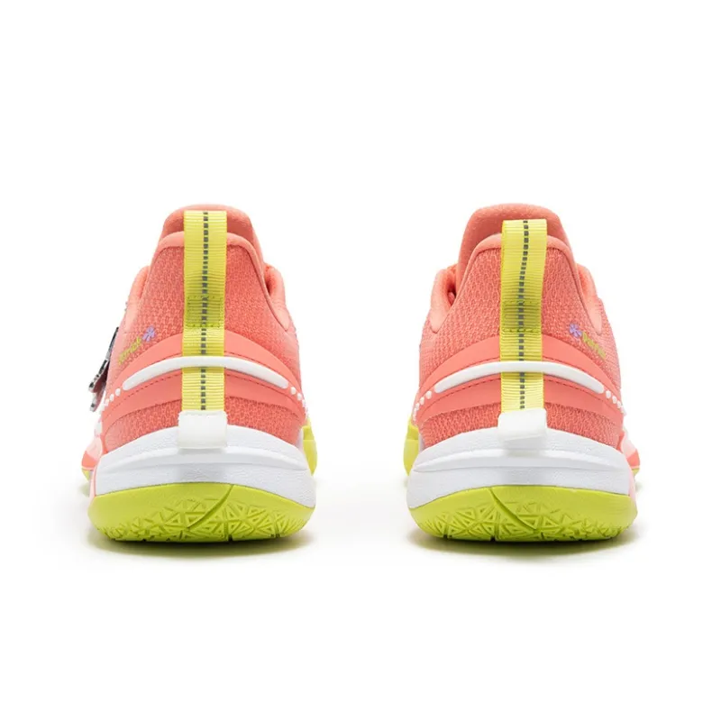 361° BIG3 5.0 Quick Basketball Shoes Unisex Low Top Starfish Pink/361 Degrees White-3