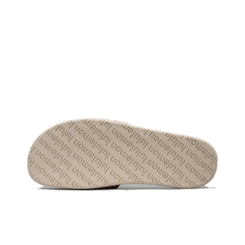 Lululemon Restfeel Slide Slip-Resistant Abrasion-Resistant Slide Slippers Men's Pink Beige-4