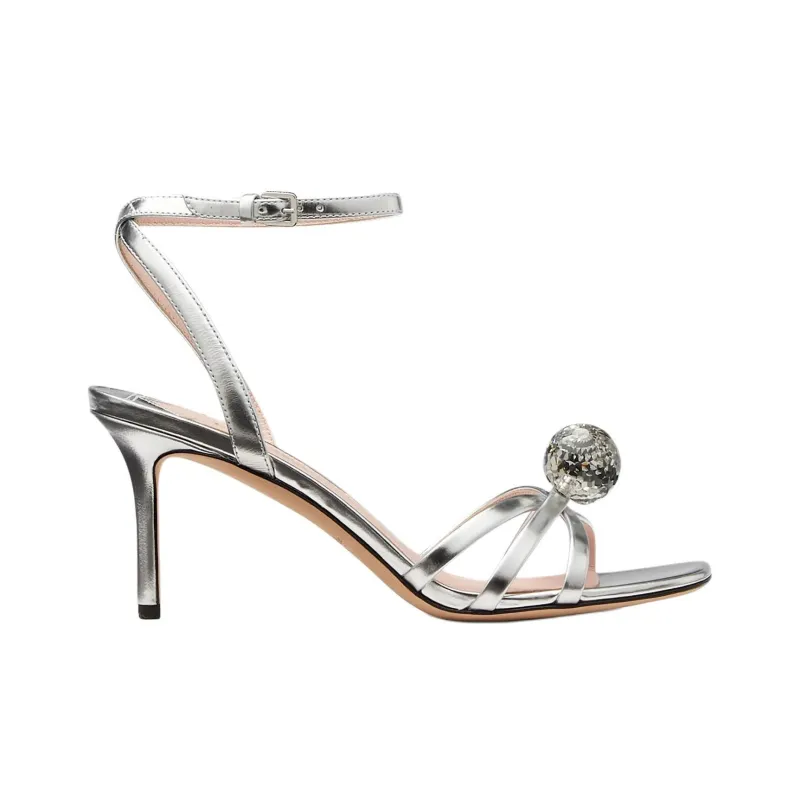 Kate Spade Strap Sandals 7.6cm Women's Silver-1