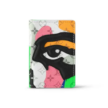 LOUIS VUITTON Pocket Organizer Multicolor White
