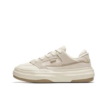 Anta Cookie Doodoo Anti Slip Wear Resistant Low Top Skateboard Shoes Women's White Limestone