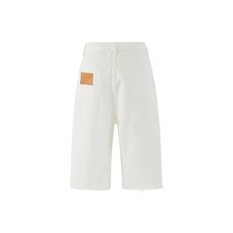 IMMI Denim Shorts Women's White-1