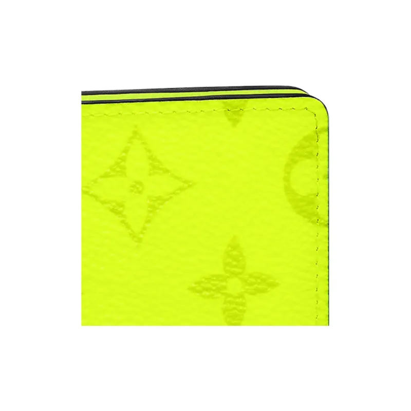 LOUIS VUITTON Pocket Organizer Neon Yellow-5