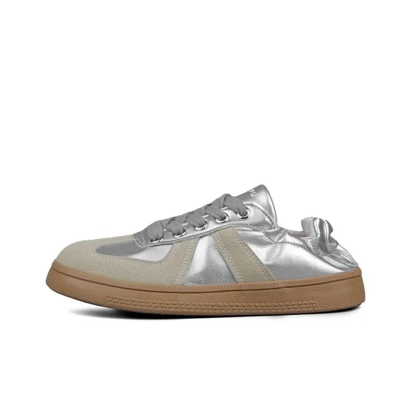 WENPU Slip Resistant Impact Resistant Lightweight Breathable Low Top Skateboard Shoes Women's-7