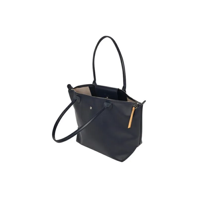 LONGCHAMP Canvas Dumpling Bag Handbag, Shoulder Bag Women's Marine Blue-3