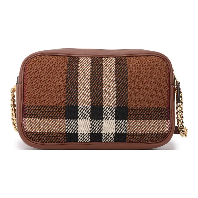 Burberry Lola Bag Wool Camera Bag, Crossbody Bag, Shoulder Bag Women's Birch Brown-4