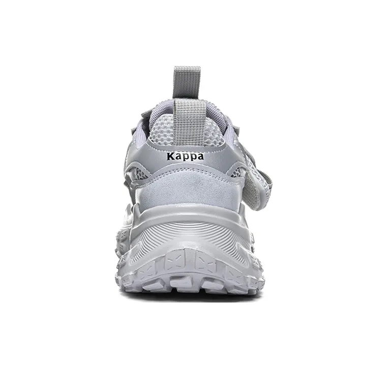 Kappa Anti Slip And Wear Resistant Breathable Low Top Chunky Sneakers Women's Cool Gray-4