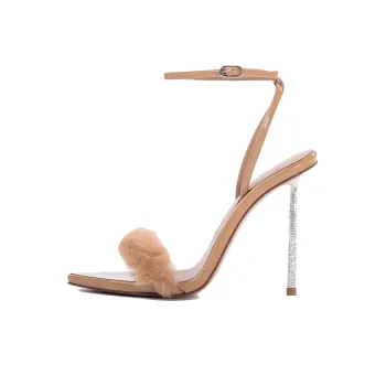 Le Silla Bella 105mm Faux fur Sandals Women's