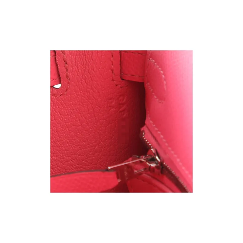 HERMES Kelly Epsom Leather Kelly Bag One Shoulder Handbags Women's 8W Rose Azalea New Lip Balm Powder-14