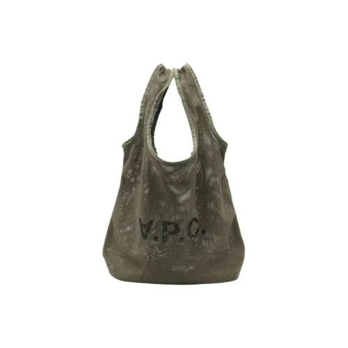 A.P.C. Logo-print Mesh Tote Bag