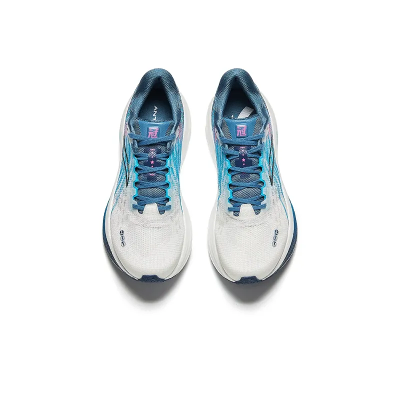 Anta Cushioning Anti-Slip And Wear-Resistant Low-Top Running Shoes Men's Submarine Blue-2