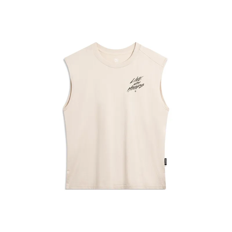 LiNing BadFive Tank Tops Men's Sand Gravel Gray-1
