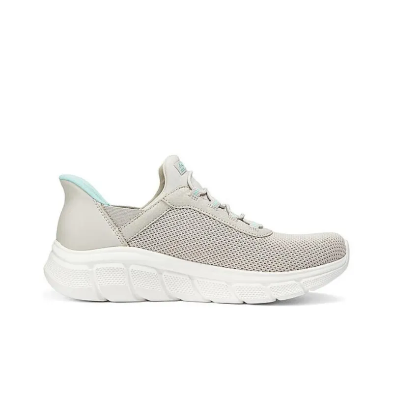 Skechers Durable Breathable Mid Top Running Shoes Women's Taupe-1