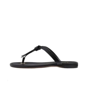 Kate Spade Knott Flip Flops Women's Black