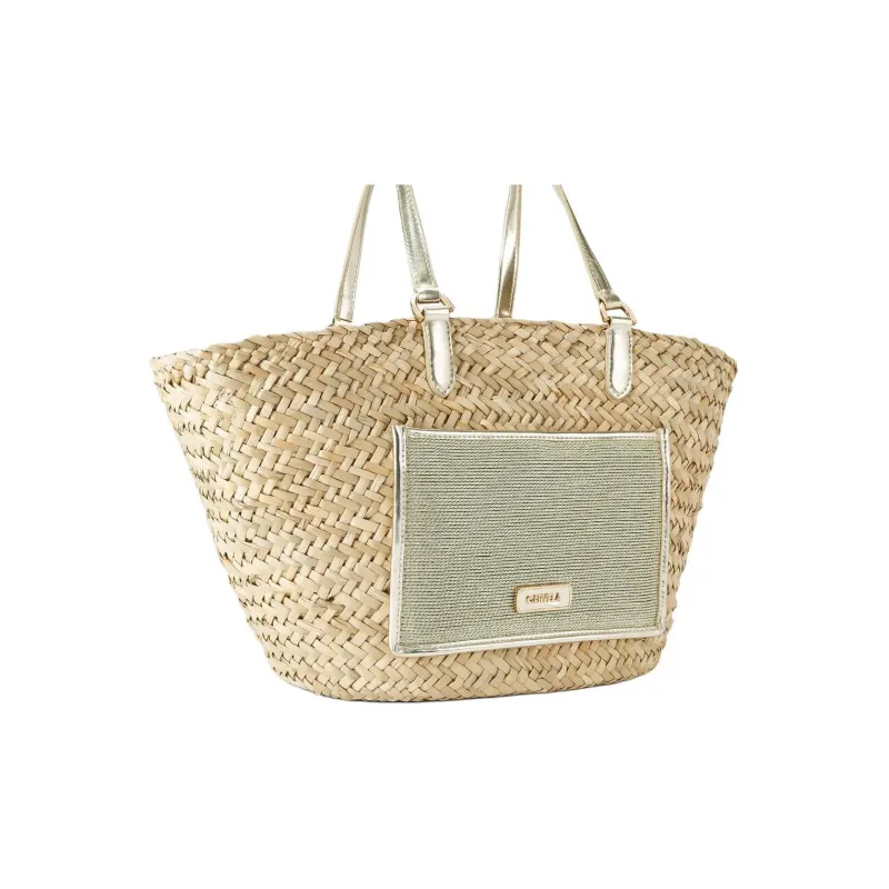 Kurt Geiger London Weave Grass Straw Woven Handbag Women's Beige-1
