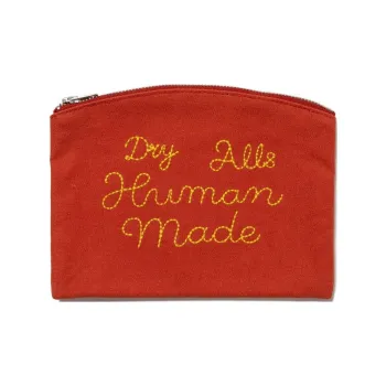 HUMAN MADE Cotton Coin Purse Unisex Red/Olive/Marine Blue
