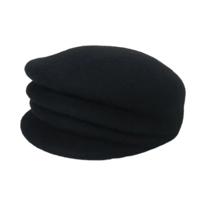 Yohji Yamamoto 3-Fold Wool Hunting Cap-1