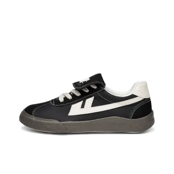 Warrior Sky Power Small Flap Soft Sole Casual Shoes Unisex Black/Beige
