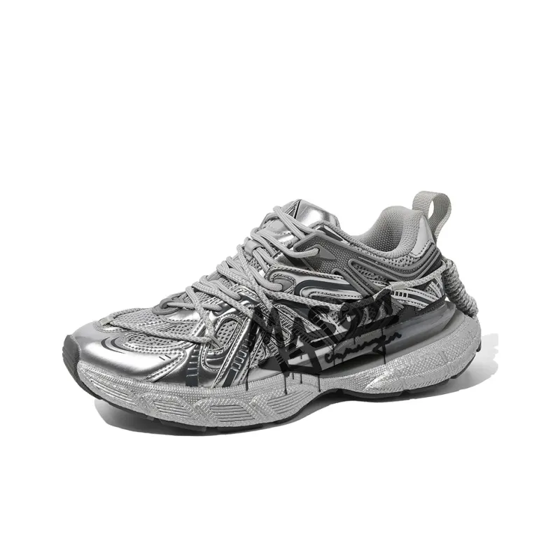Masongarments Cage Series Abrasion Resistant, Breathable, Lightweight, Height Increasing Low Top Chunky Sneakers Unisex-47