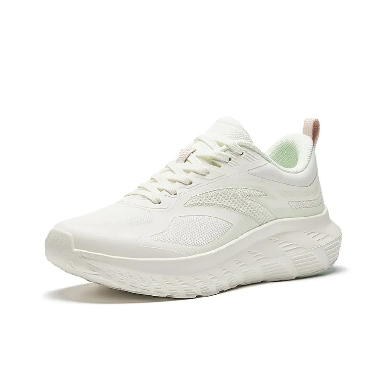 Anta Anti Slip Wear Resistant Low Top Casual Running Shoes Women's White-1