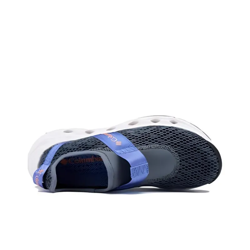 Columbia Anti Slip Wear Resistant Low Top Casual Shoes Women's Blue-2