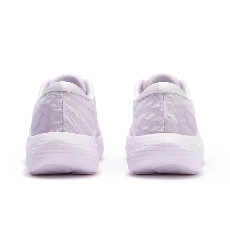 361° Anti Slip Wear Resistant Breathable Lightweight Low Top Running Shoes Women's Light Purple-3