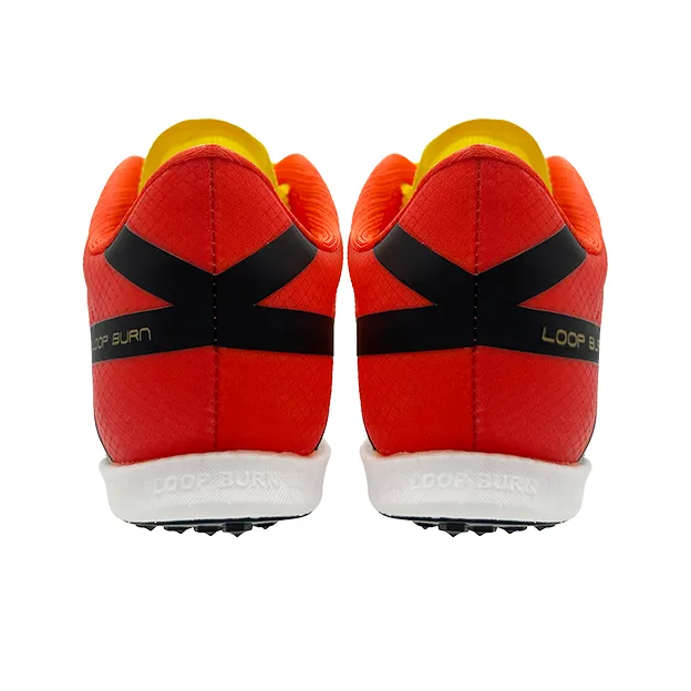 LOOP BURN Low Top Running Shoes Unisex Support Orange-4