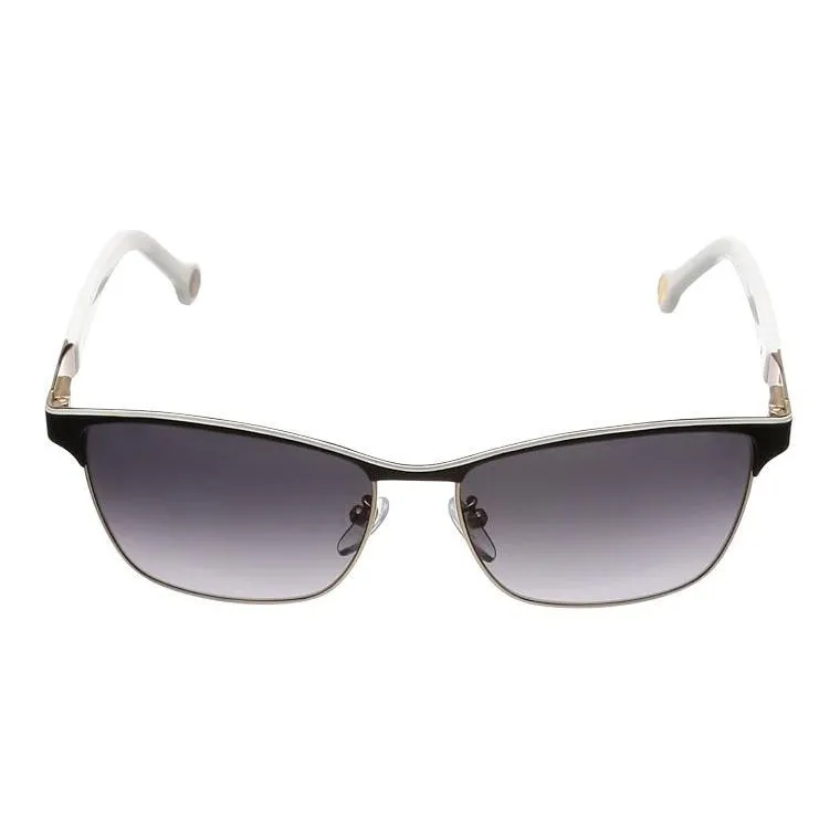 CarolinaHerrera Square Sunglasses Women's White-1