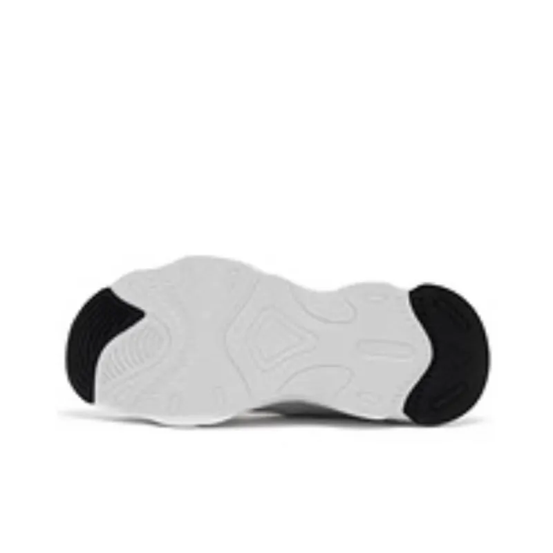 QIAODAN Shock Absorbers With Slip Resistant Features Low Top Casual Running Shoes Women's Jordan White Black-3