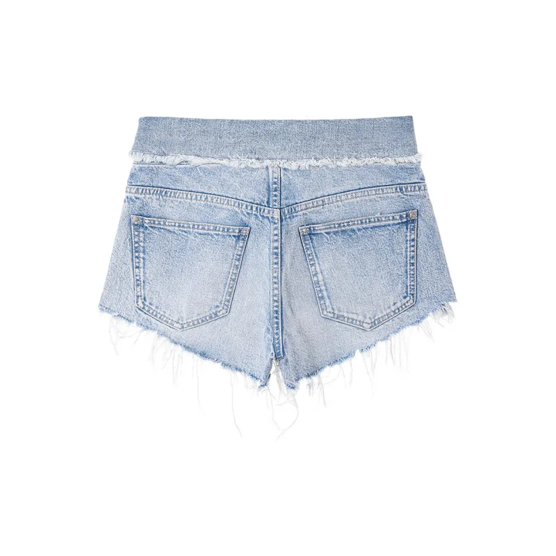 Miss Sixty Denim Shorts Women's Light Blue-1