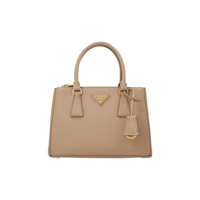 PRADA Galleria Killer Bag Calfskin Shoulder Bag Crossbody Bag Handbag Women's Brown-0
