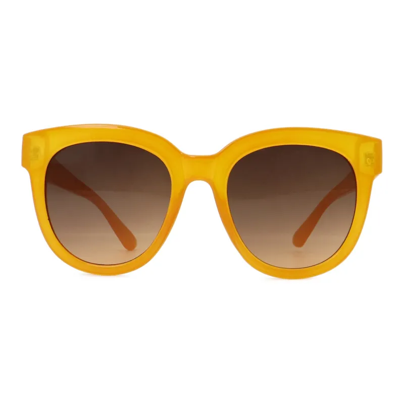 Pair Ponyo PC Oval Sunglasses Unisex Orange-1