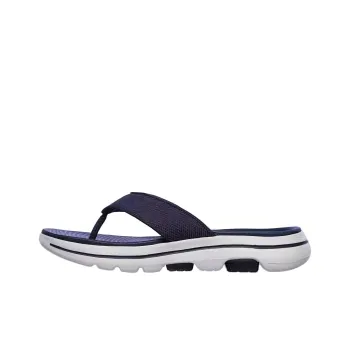 Skechers Go Walk 5 Slippers Men's Blue White