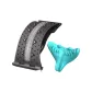 Lumbar & Cervical Massage & Traction Two-Piece Set[Black]