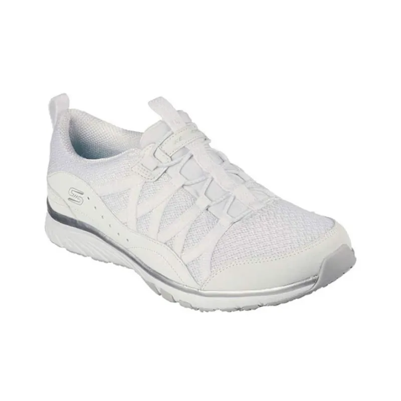 Skechers Gratis SPORT-LIVE GOLDEN Slip-Resistant Low-Top Casual Shoes Women's White-2