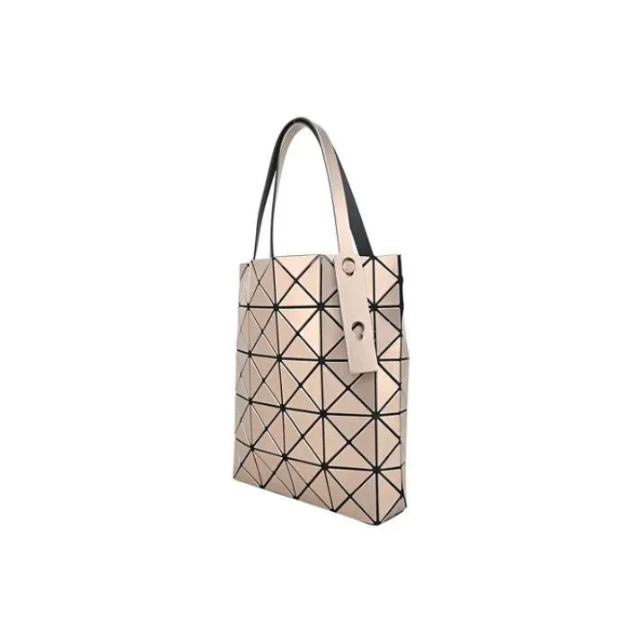 ISSEY MIYAKE Lucent Boxy Polyvinyl Chloride Resin Tote Bag, Shopping Bag, Shoulder Bag, Handbag Unisex Orange-6