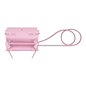 HERMES Kelly To Go Epsom Calfskin Clutch, Crossbody Wallet, Shoulder Bag Women's