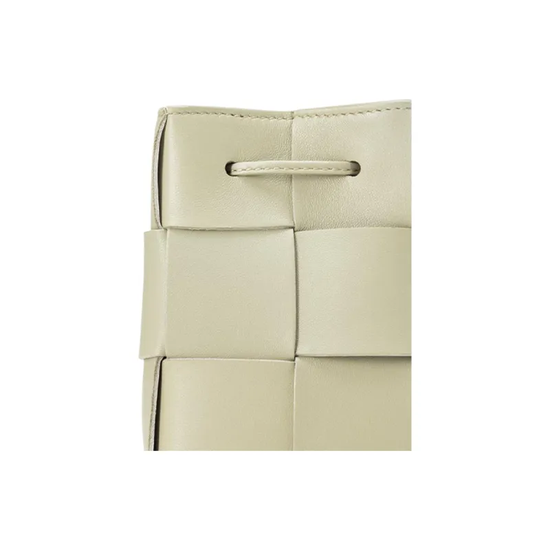 Bottega Veneta CASSETTE Pillow Bag Calfskin With Lambskin Shoulder Bag, Crossbody Bag Mini Women's Khaki-3