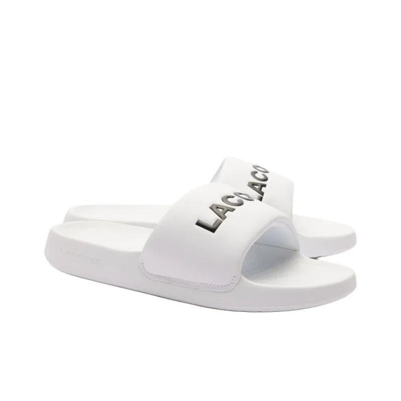 LACOSTE Slide Slippers Men's White-1