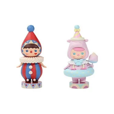 POP MART Beech Pucky Circus Collection Blind Box Products Single Mystery Box/Full Box 12 Pcs-12
