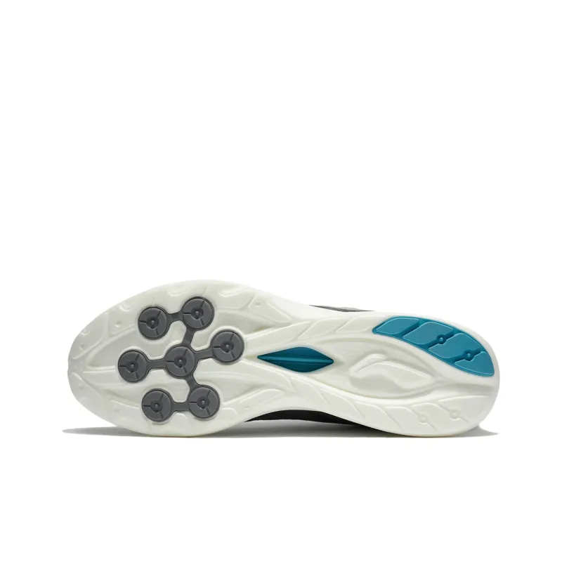 LiNing Elegance Series Cushioned Wear Resistant Breathable Low Top Running Shoes Men's Black-2