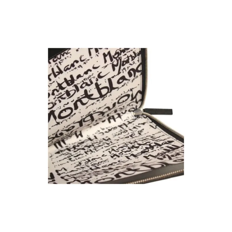 MONTBLANC Leather Clutch Men's Black-3