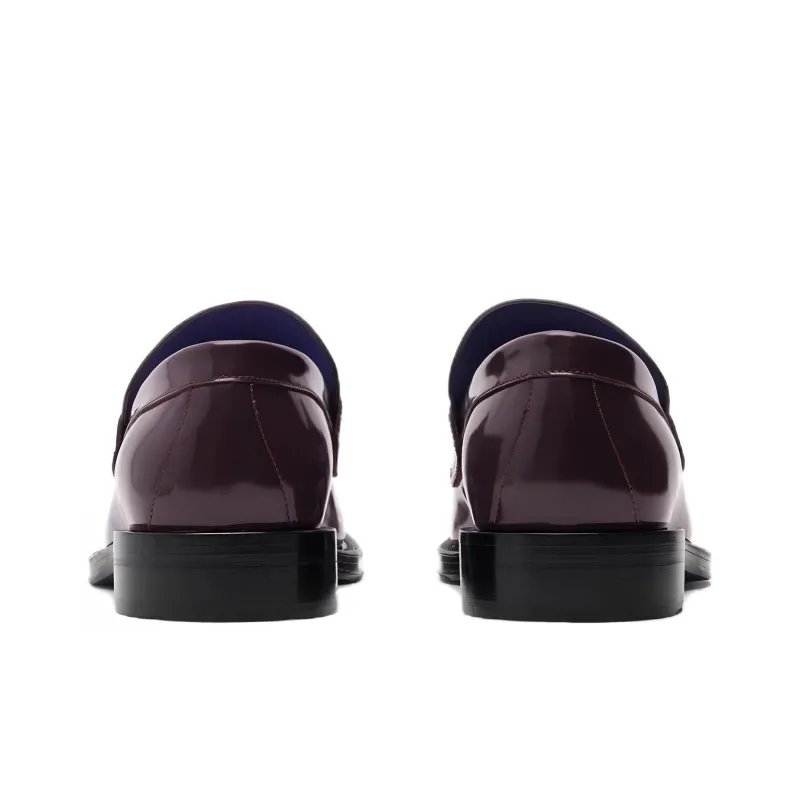 Burberry Loafers Men's Dark Purple-4