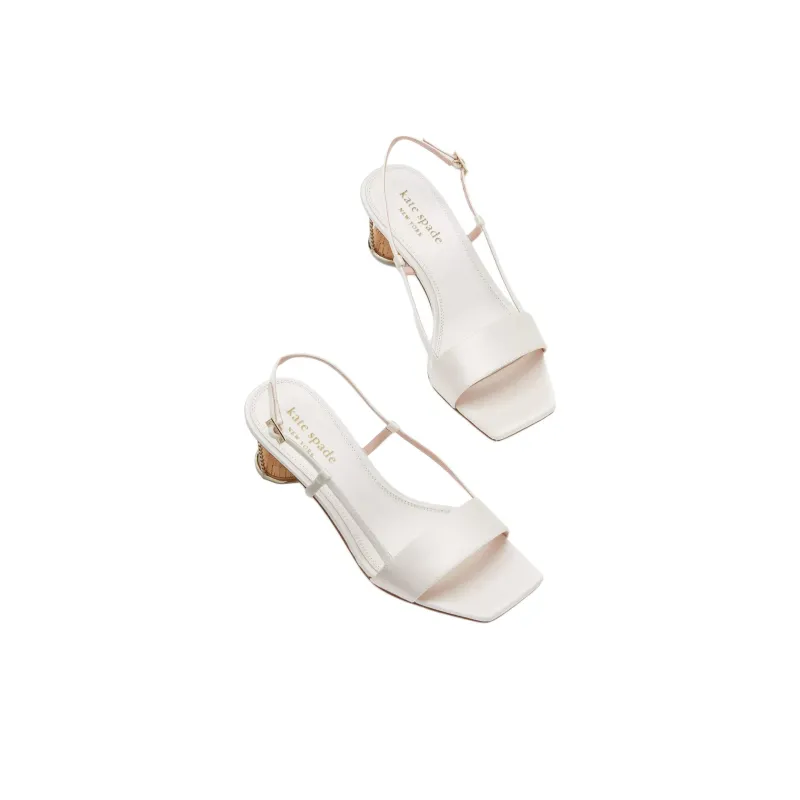 Kate Spade Strap Sandals 5cm Women's White-3