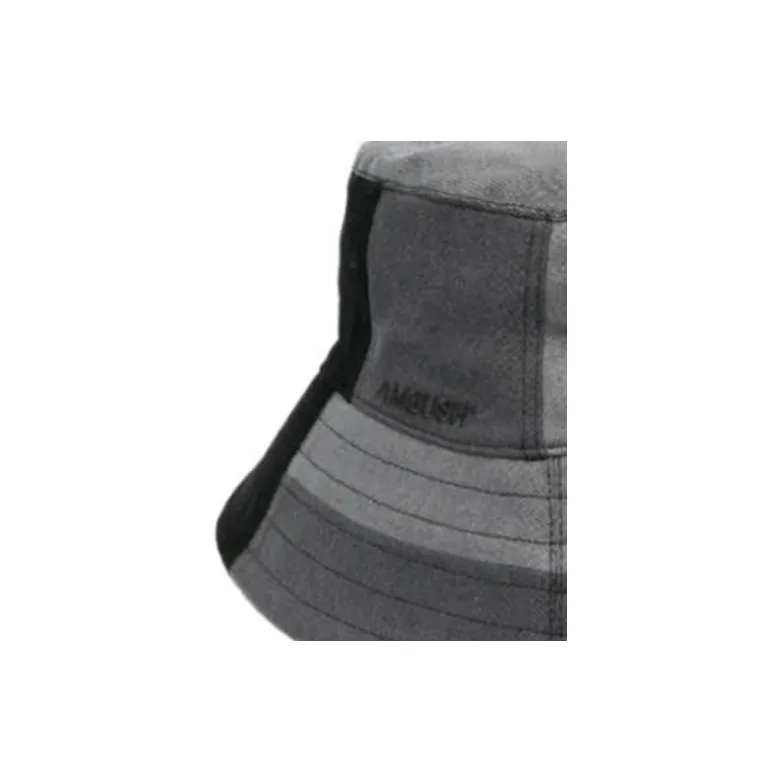 AMBUSH Cotton Denim Bucket Hats Unisex Gray-1