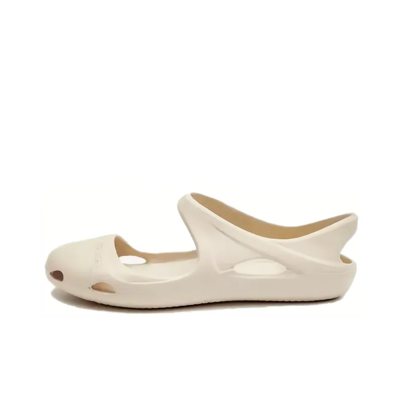 DECATHLON 100 Inj Beach Sandals Women's Beige-0